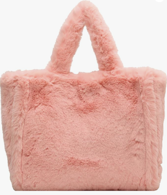 Regal Faux Fur Tote Bag