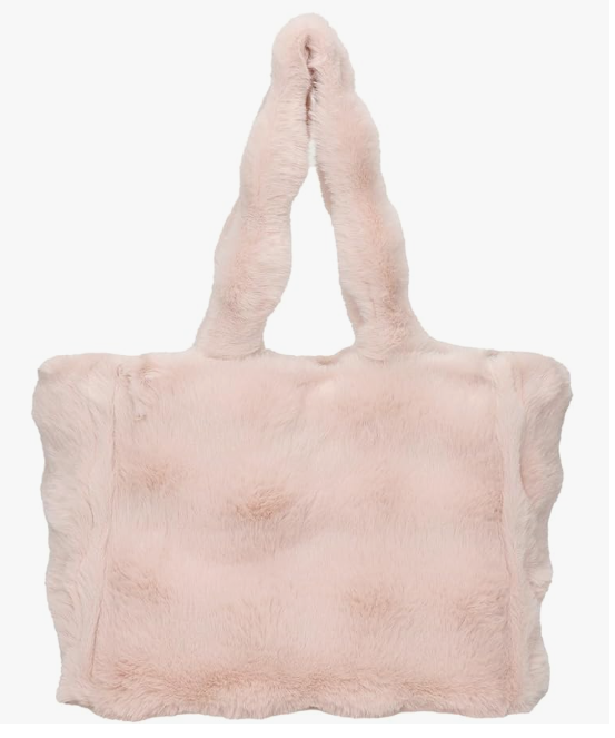 Regal Faux Fur Tote Bag